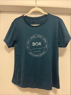 BOA Teal Performance Short Sleeve Tee